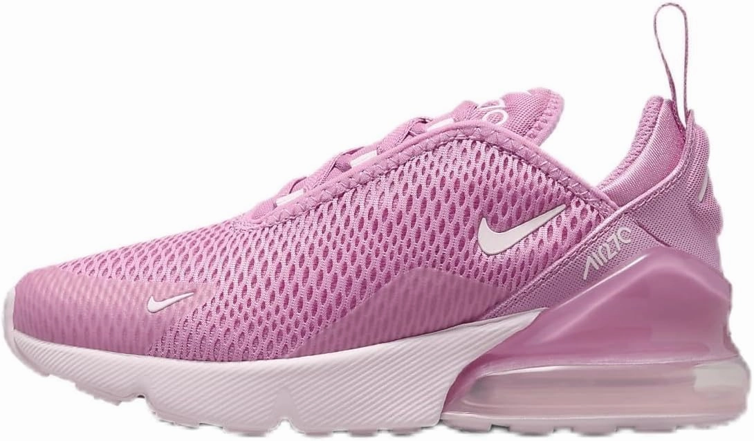Nike Air Max 270 Little Kids' Shoes (HQ1555-646, Magic Flamingo/Pink Foam) Size 12