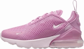 Nike Air Max 270 Little Kids' Shoes (HQ1555-646, Magic Flamingo/Pink Foam) Size 12