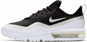 Nike Air Max Sequent 4.5 PRM Womens Running Trainers BQ8825 Sneakers Shoes (UK 3.5 US 6 EU 36.5, Black Platinum Tint White 001)