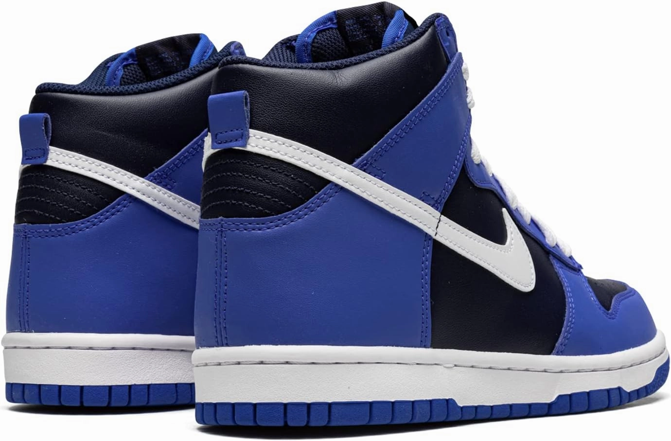 Nike Big Kid's Dunk Hi White/Midnight Navy (DH9751 100)