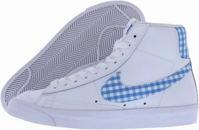Nike Blazer Mid 77 Womens Shoes Size 7, Color: White/University Blue