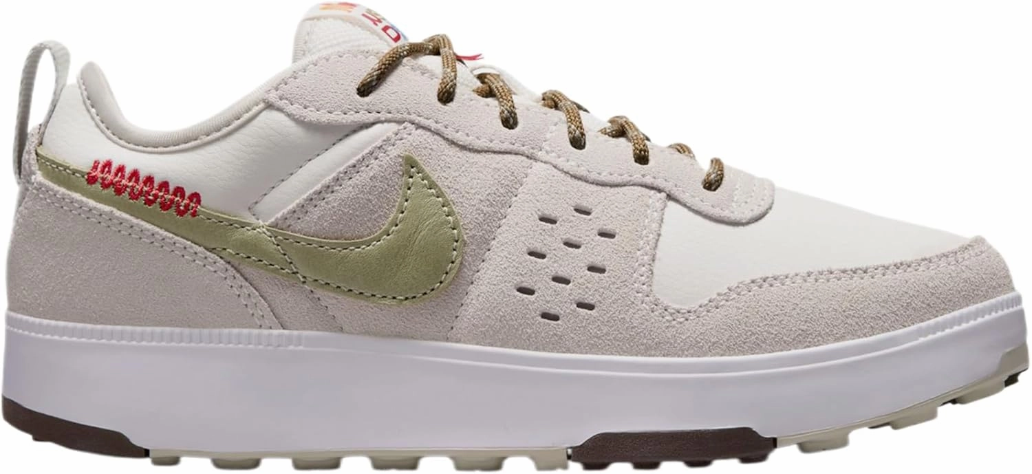 Nike C1TY Year of The Snake Grade School Lifestyle Shoes (Grey/Green) (HV6003-131, Beige/Green/Grey)