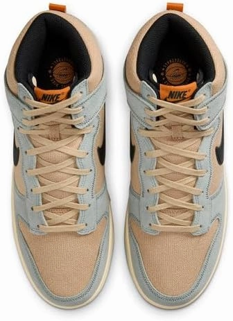 Nike Dunk High Retro SE Hemp Hoops Mens (FJ4191-200, Grain/Light Pumice/Pale Vanilla/Black)