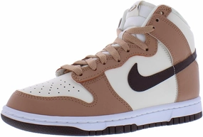 Nike Dunk High Unisex Shoes Size 10, Color: Dusted Clay/Earth/Pale Ivory