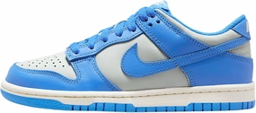 Nike Dunk Low Big Kids' Shoes (FB9109-004, Light Silver/Sail/Light Photo Blue)