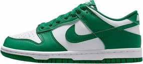 Nike Dunk Low Big Kids' Shoes (FB9109-114, White/Malachite)