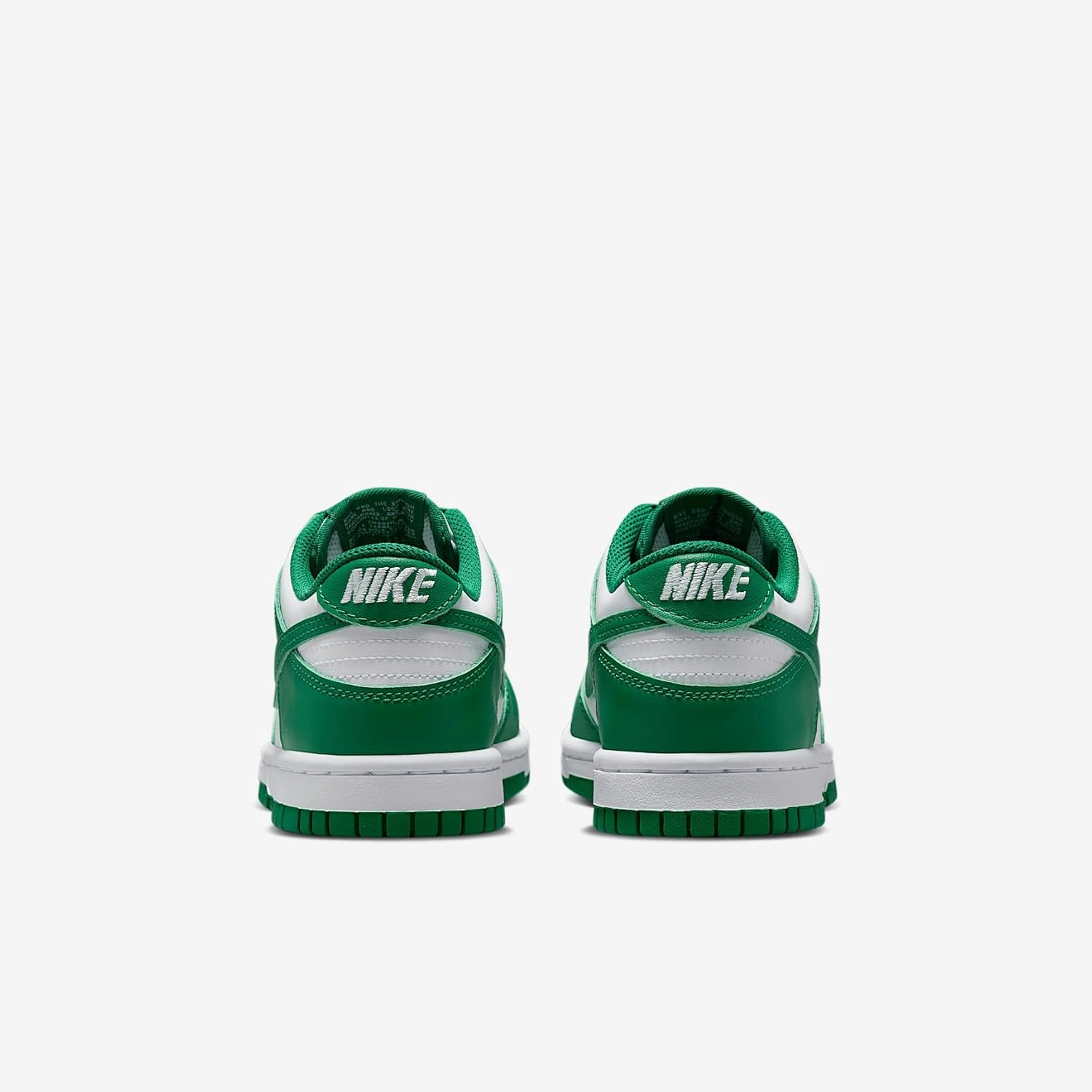 Nike Dunk Low Big Kids' Shoes (FB9109-114, White/Malachite)