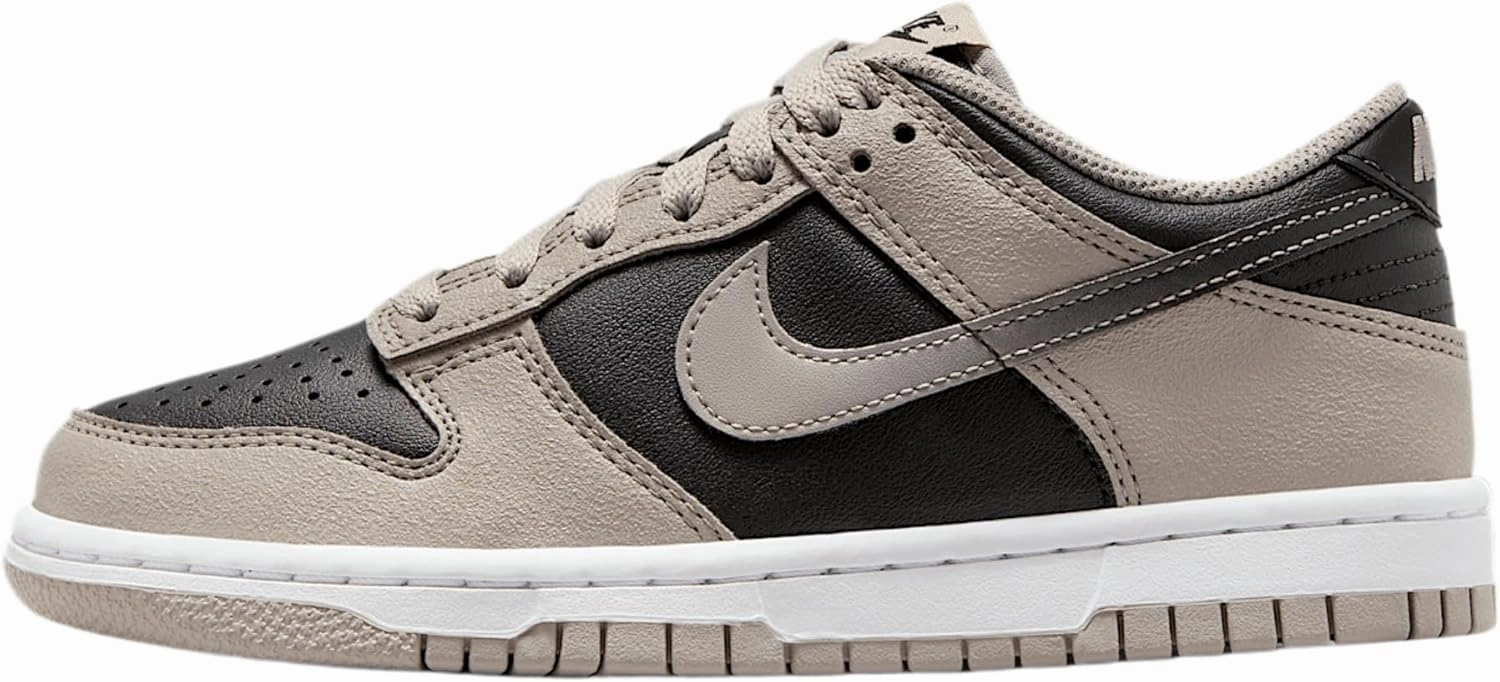 Nike Dunk Low Big Kids' Shoes (HV6363-009, College Grey/White/Black)