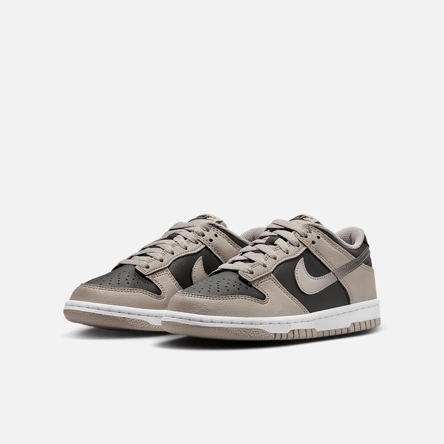 Nike Dunk Low Big Kids' Shoes (HV6363-009, College Grey/White/Black)