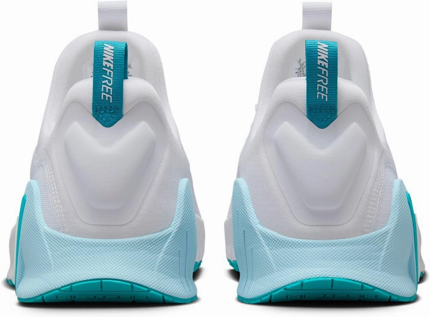 Nike Free Metcon 6 Women's Workout Shoes (FJ7126-107, White/Glacier Blue/Dusty Cactus)