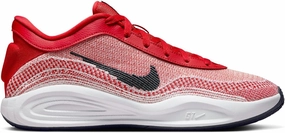 Nike G.T. Hustle Academy Mens Basketball Trainers FJ7791 Sneakers Shoes (UK 10.5 US 11.5 EU 45.5, University red Obsidian White 600)