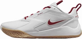 Nike HyperAce 3 Volleyball Shoes (FQ7074-100, White/Photon Dust/Team Crimson) Size 8