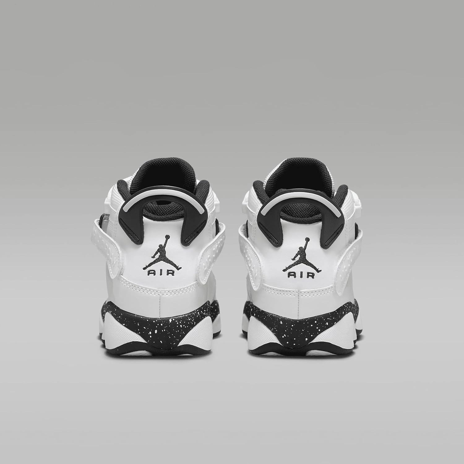 Nike Jordan 6 Rings Big Kids' Shoes (323419-111, WHITE/BLACK-WHITE)