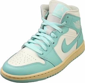 Nike Jordan Air 1 Mid Womens Sail/Light Dew-Muslin BQ6472-132 7