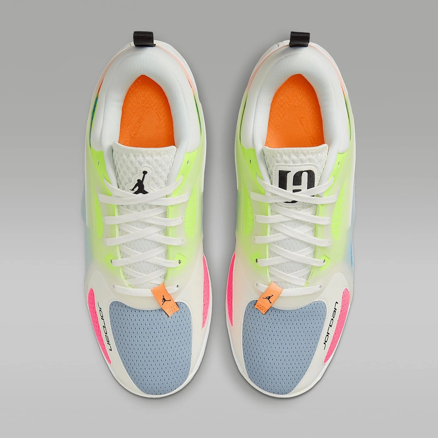 Nike Jordan Heir Series Basketball Shoes (FQ3858-100, Sail/Dark Powder Blue/Volt/Black)