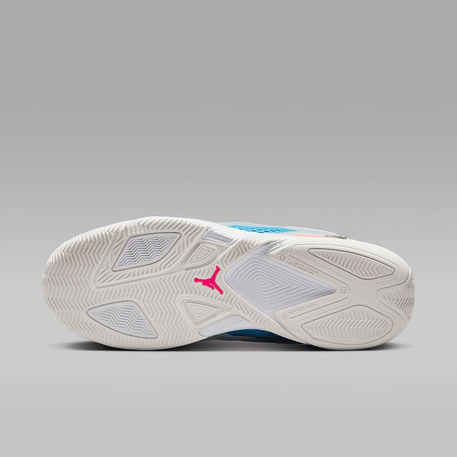 Nike Jordan Heir Series Basketball Shoes (FQ3858-100, Sail/Dark Powder Blue/Volt/Black)