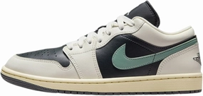 NIKE Jordan Women's 1 Low Anthracite/Jade Smoke-Sail (DC0774 001) - 6.5