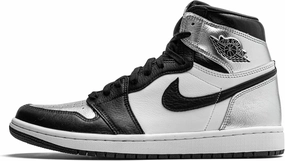 NIKE Jordan Womens Air 1 Retro High OG WMNS CD0461 001 Silver Toe - Size 15.5W