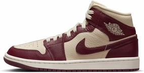 Nike Jordan Womens WMNS Air 1 DR0501 200 Split Cherrywood Red - Size 6.5W
