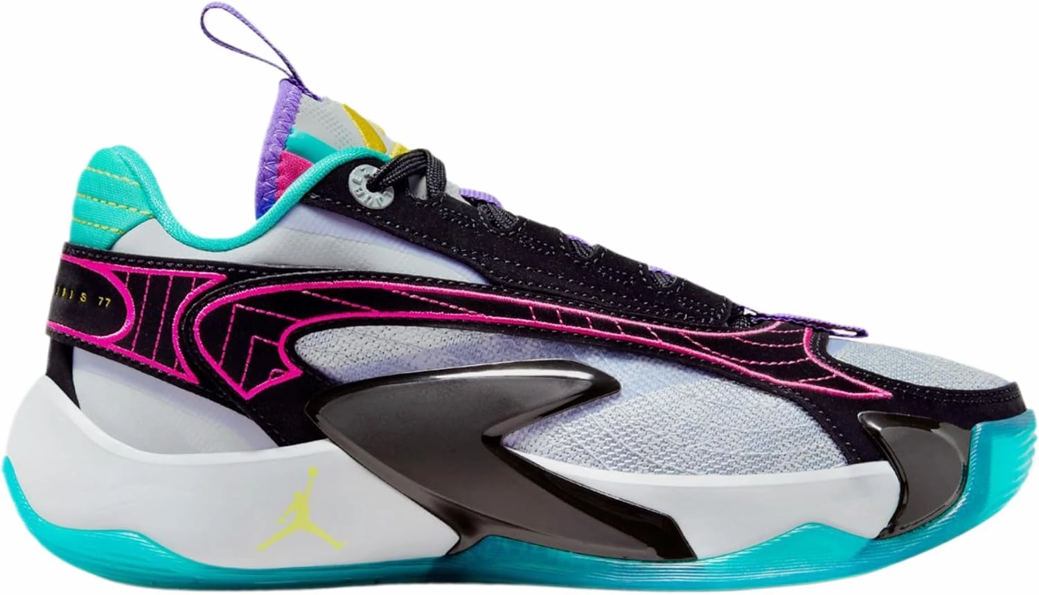 Nike Luka 2 Grade School Basketball Shoes (Wolf Grey/Speed Yellow)
