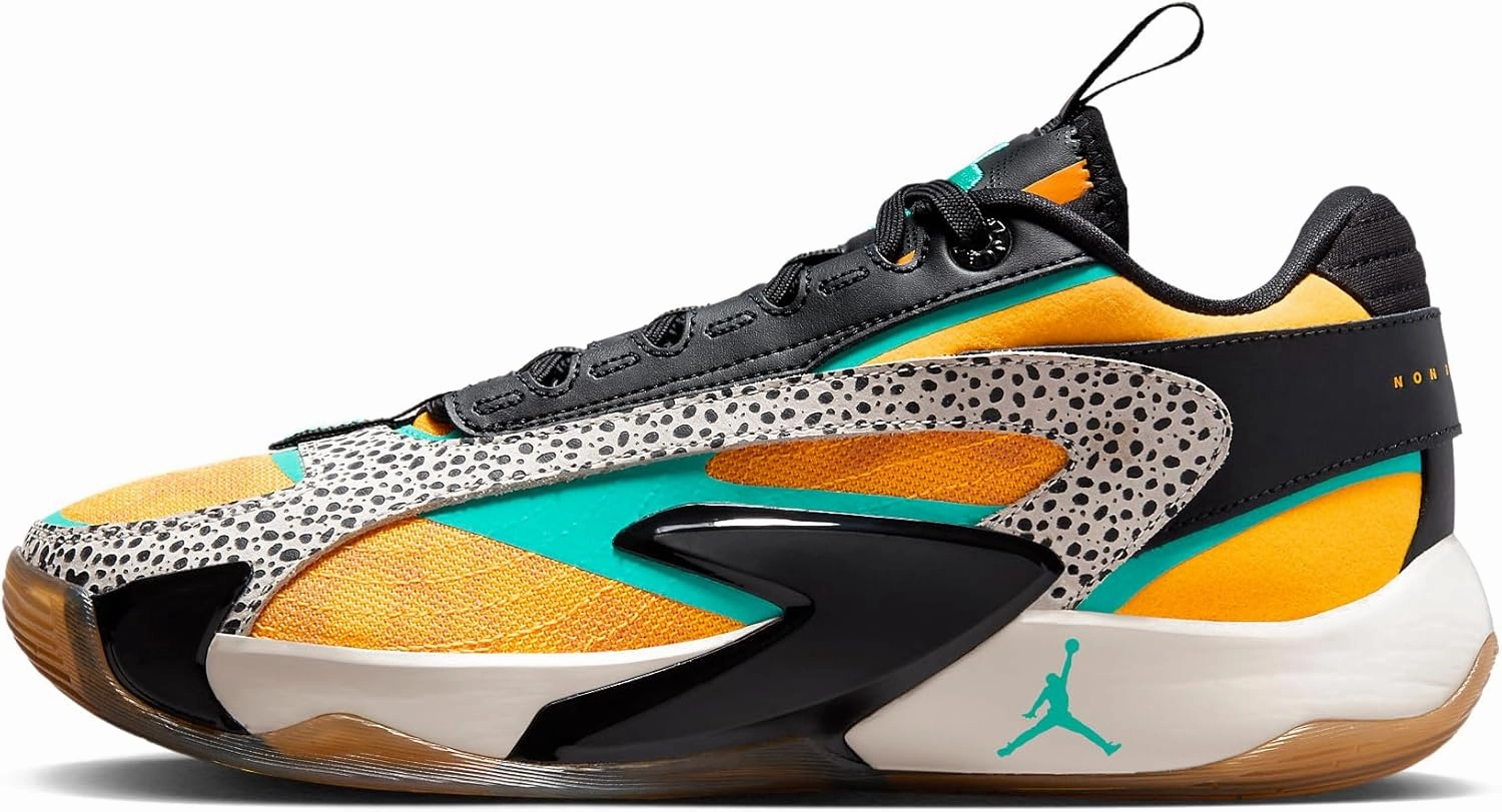 NIKE Luka 2 ""The Pitch Basketball Shoes (FQ9044-800, Laser Orange/Black/Light Orewood Brown/Hyper Jade) Size 14