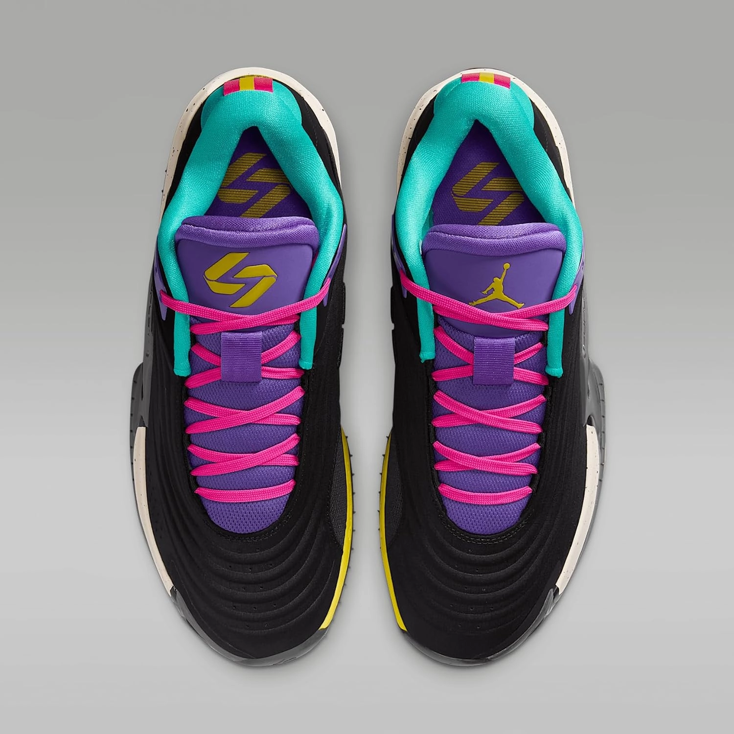 Nike Luka 3 Basketball Shoes (FQ1284-002, Black/Hyper Jade/Pink Prime/Hyper Grape)