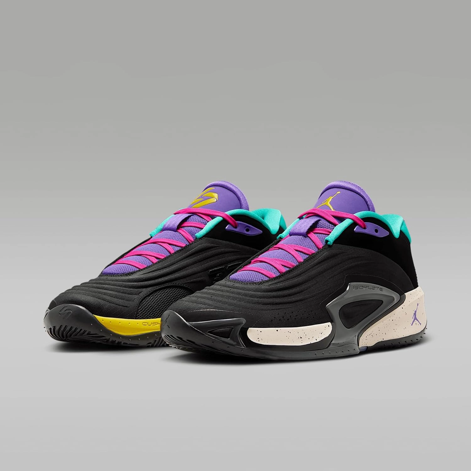 Nike Luka 3 Basketball Shoes (FQ1284-002, Black/Hyper Jade/Pink Prime/Hyper Grape)