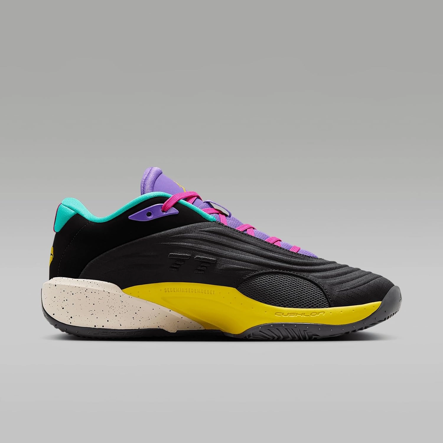 Nike Luka 3 Basketball Shoes (FQ1284-002, Black/Hyper Jade/Pink Prime/Hyper Grape)
