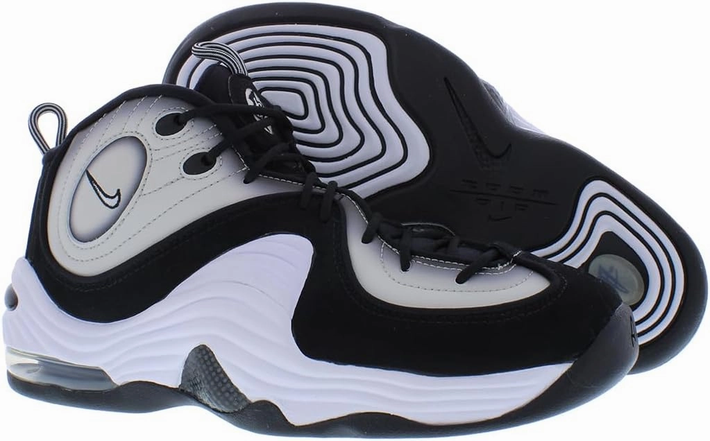Nike Men's Air Penny 2 Sneaker - Black, 3.5