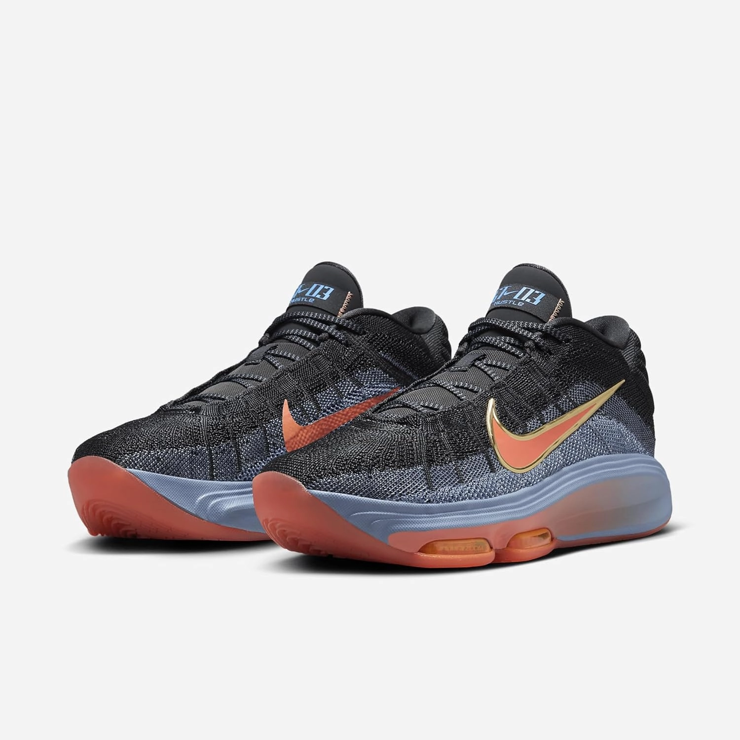 Nike Men's G.T. Hustle 3 Electric Basketball Shoes, Multi-Color
