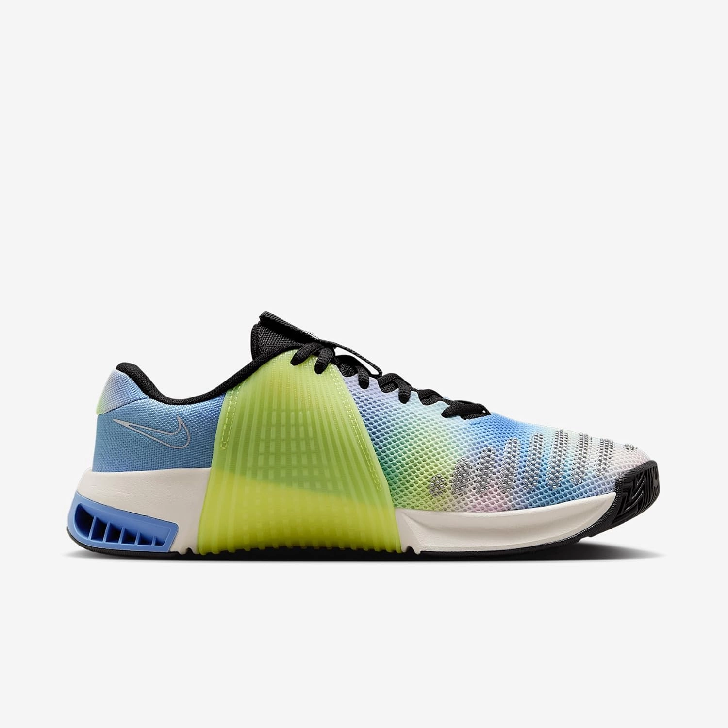 Nike Metcon 9 SE Women's Workout Shoes (HJ6211-001, Black/Light Lemon Twist/Royal Pulse/Metallic Silver)