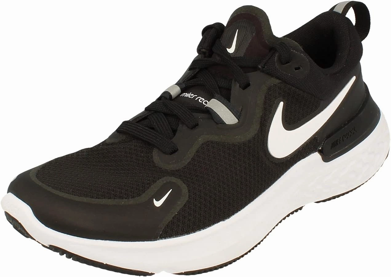 Nike React Miler Womens Running Trainers CW1778 Sneakers Shoes (UK 3.5 US 6 EU 36.5, Black White Dark Grey 003)