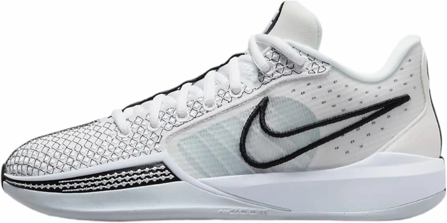 Nike Sabrina 1 Unisex Basketball Shoe White/Black-Football Grey FQ3381-103 13W/11.5M