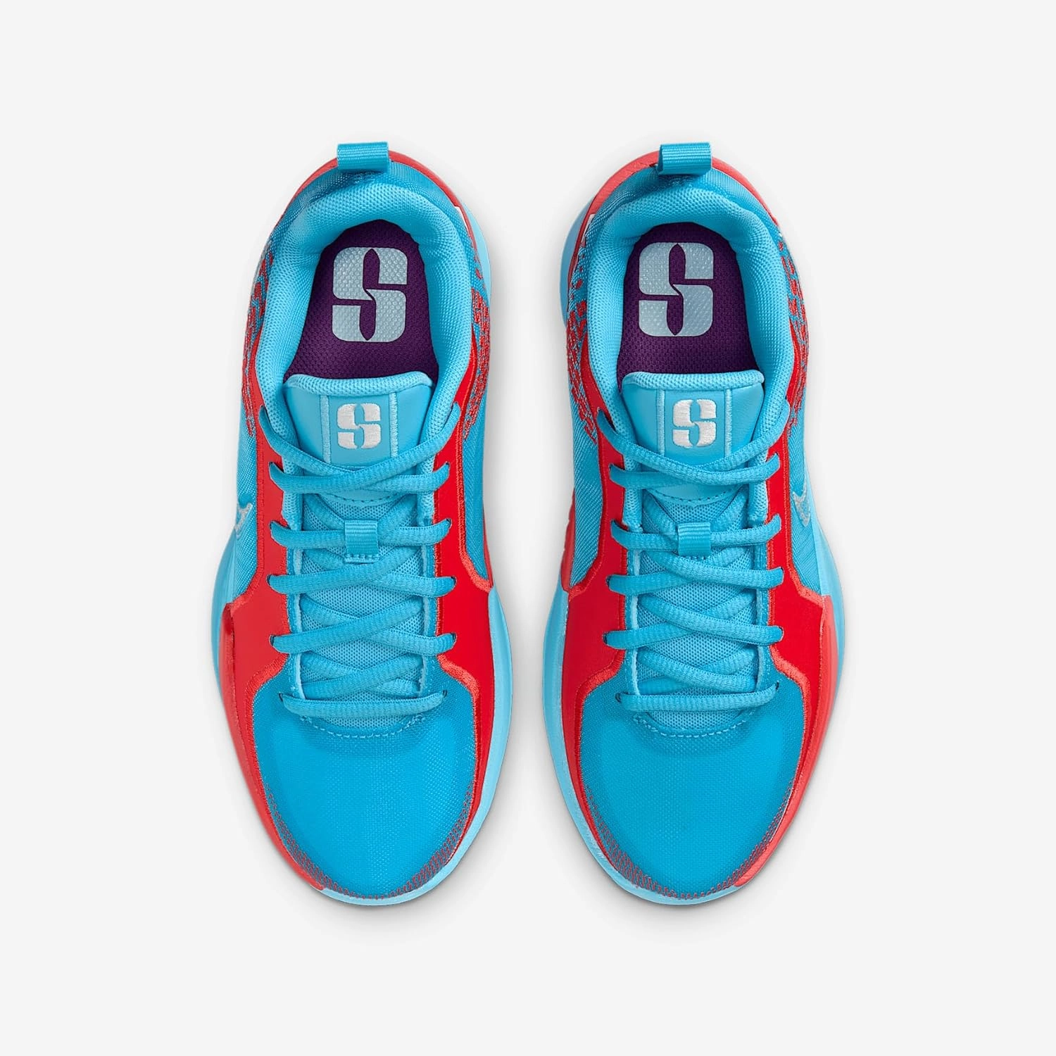 Nike Sabrina 2 Big Kids' Basketball Shoes (Baltic Blue/Light Crimson/Glacier Blue/White)