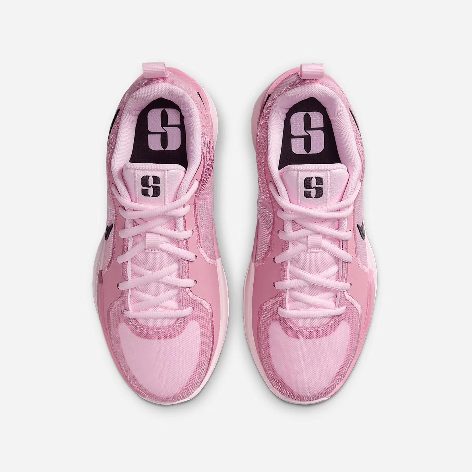 Nike Sabrina 2 Big Kids' Basketball Shoes (FQ7376-600, Pink Foam/Elemental Pink/Black)
