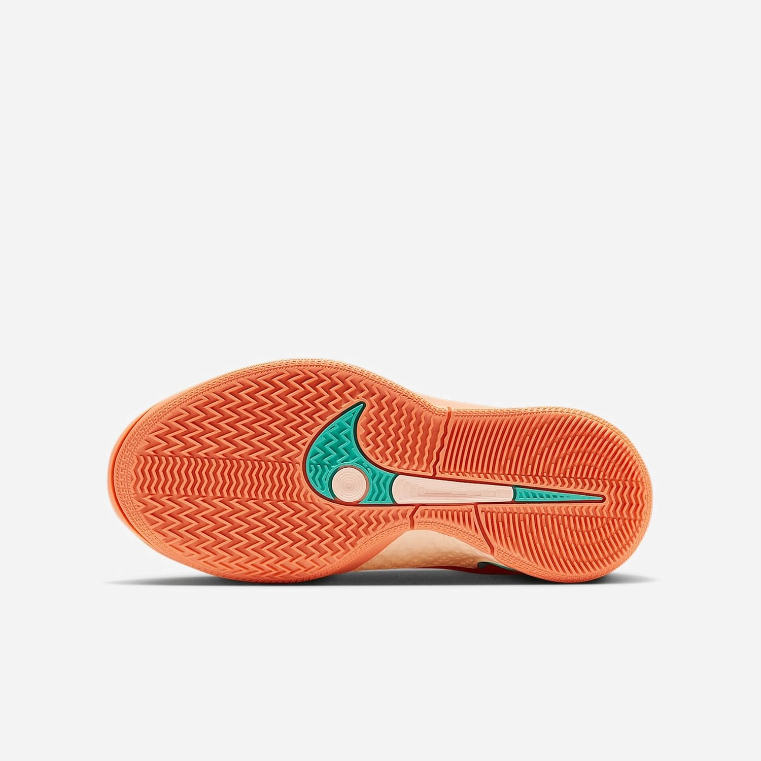 Nike Sabrina 2 Big Kids' Basketball Shoes (FQ7376-801, Apricot Agate/Washed Coral/Washed Teal/Light Bone)