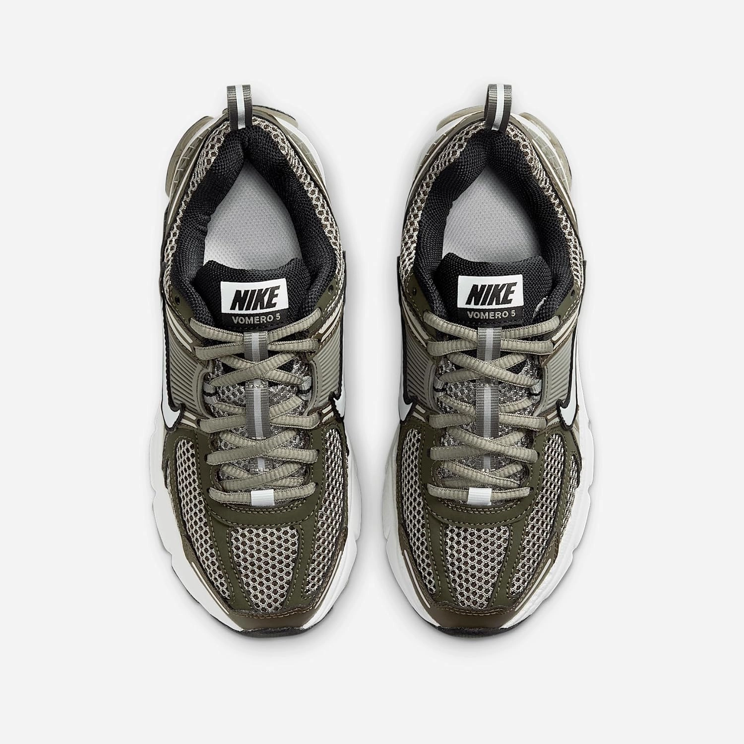 Nike Vomero 5 Big Kids' Shoes (HF6998-300, Cargo Khaki/Photon Dust/Black/Light Army)