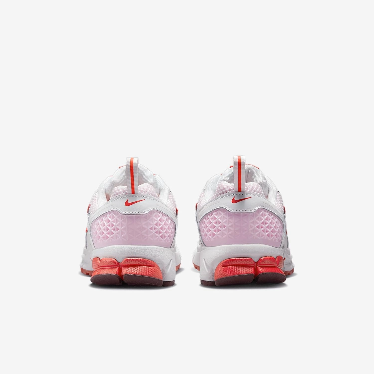 Nike Vomero 5 Big Kids' Shoes (HV5171-121, Summit White/Pink Foam/Dark Team Red/Light Crimson)