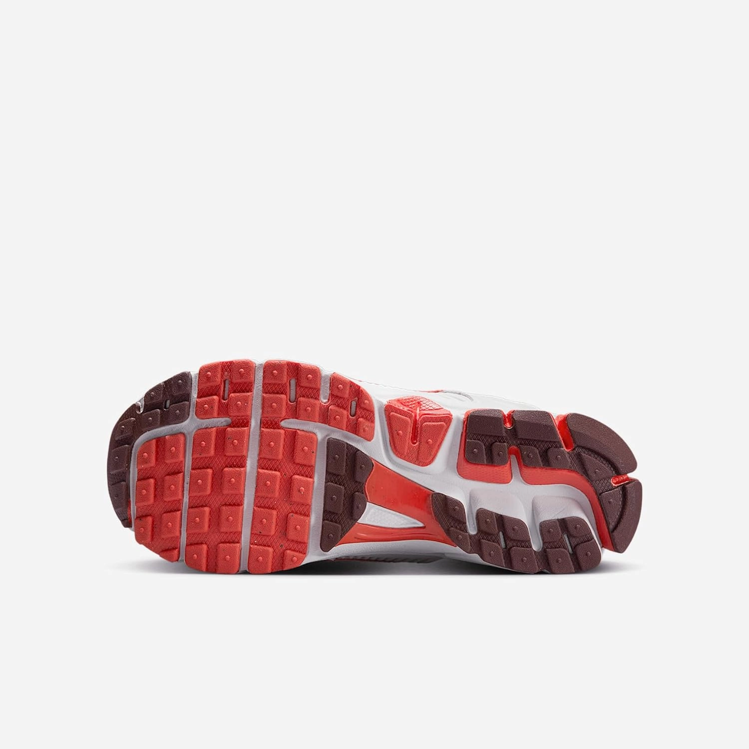 Nike Vomero 5 Big Kids' Shoes (HV5171-121, Summit White/Pink Foam/Dark Team Red/Light Crimson)
