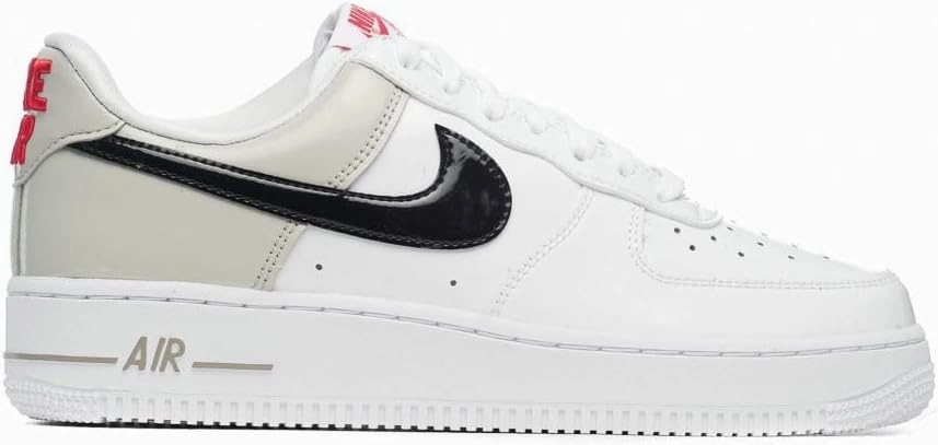 Nike WMNS Air Force 1 `07 - Light Iron Ore / Black / White / University Red