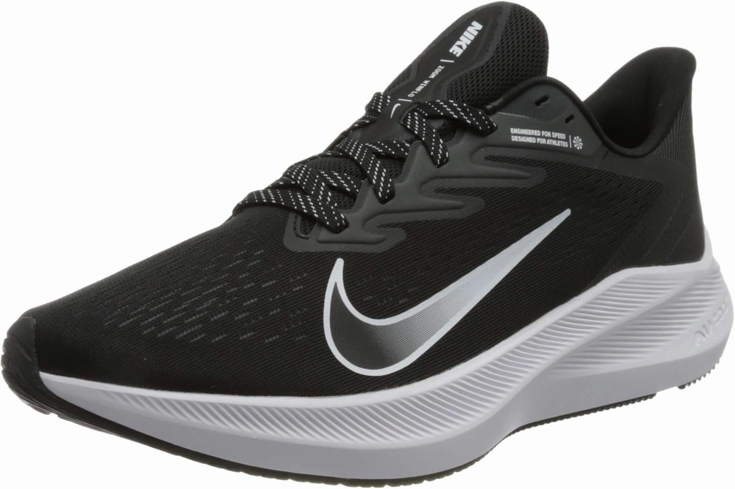 Nike Women Running Shoe, Black/White/Anthracite, 6 US