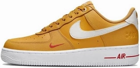 NIKE Women's Air Force 1 '07 Special Edition - Size 7 US - Yellow Ochre/Sail White
