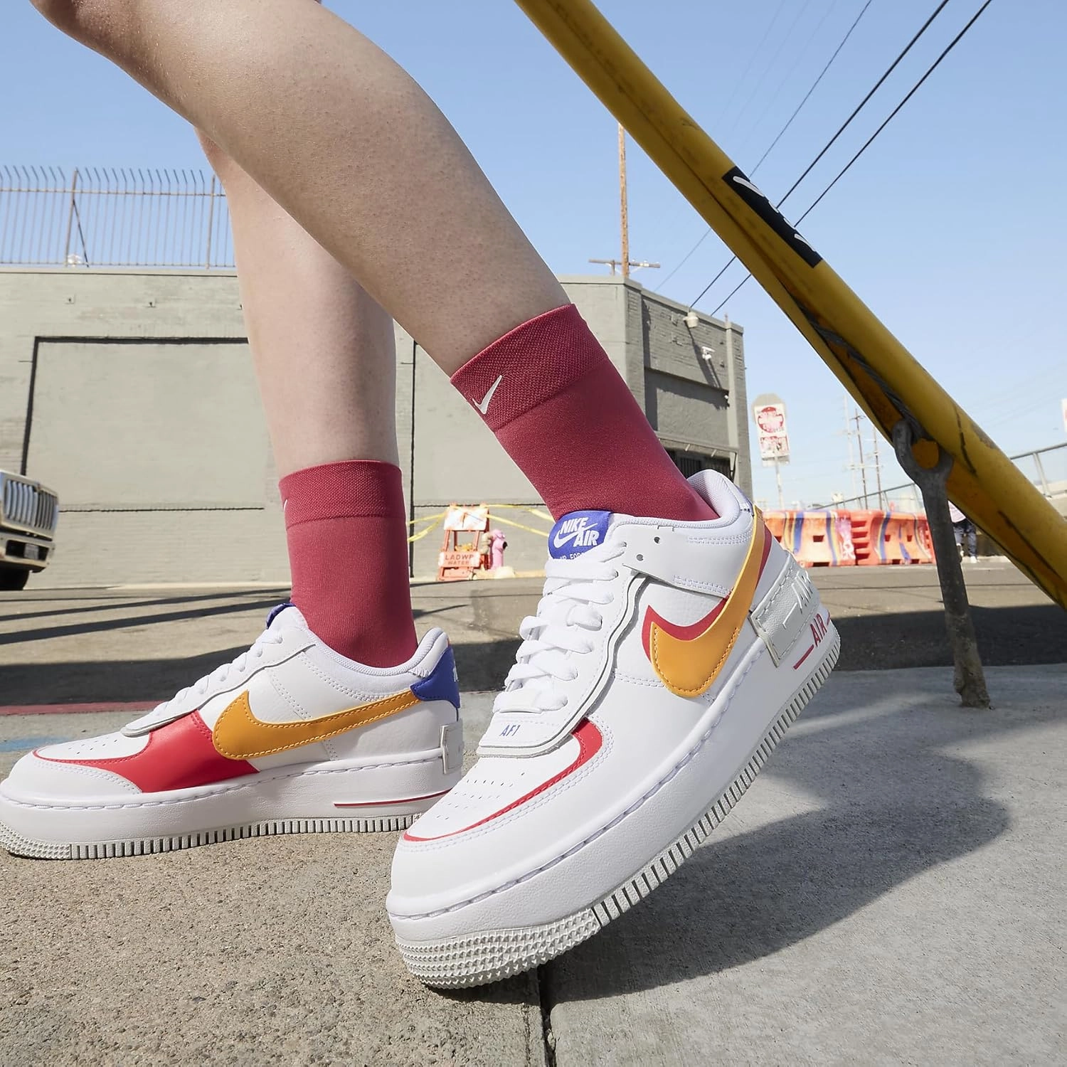 Nike Women's Air Force 1 Crater Flyknit Fuchsia Glow/Wht-Pink Blast (DC7273 500)