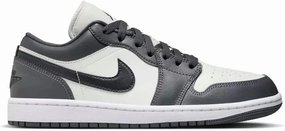 Nike Women's Jordan 1 Low Sail/Off Noir-Dark Grey-White (DC0774-102) (Sail/Off Noir-Dark Grey-White, US Footwear Size System, Adult, Women, Numeric, Medium, 8.5)