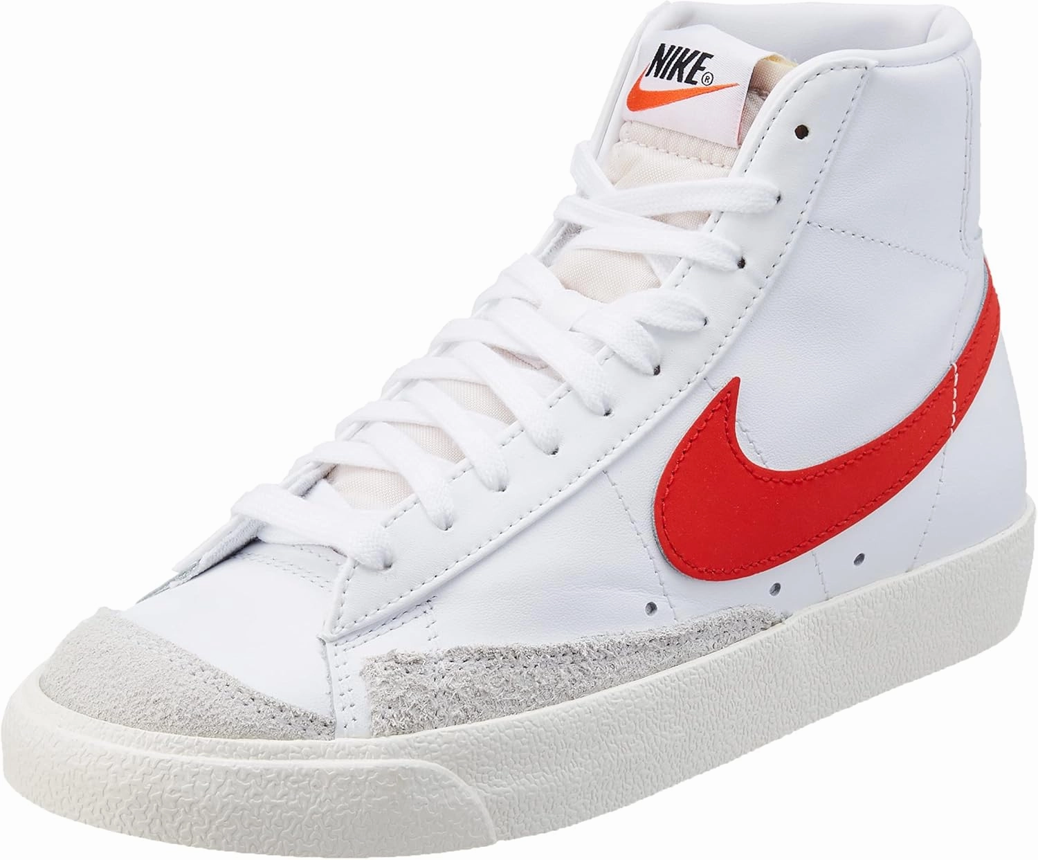 Nike Women's Low-Top Sneakers, White Habanero Red Sail, 5
