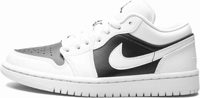 Nike Women's WMNS Air Jordan 1 Low Panda, White/White/Black, 9W
