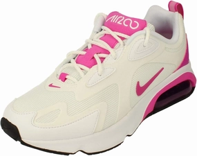 Nike Womens Air Max 200 Running Trainers CJ0629 Sneakers Shoes (UK 4.5 US 7 EU 38, White fire Pink Black 104)