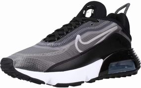 Nike Womens Air Max 2090 Running Trainers CK2612 Sneakers Shoes (UK 4.5 US 7 EU 38.5, Black White Silver 002)