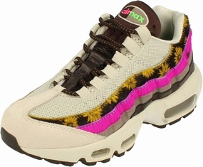 Nike Womens Air Max 95 PRM Running Trainers CZ8102 Sneakers Shoes (UK 3 US 5.5 EU 36, Light Bone White Velvet Brown 001)