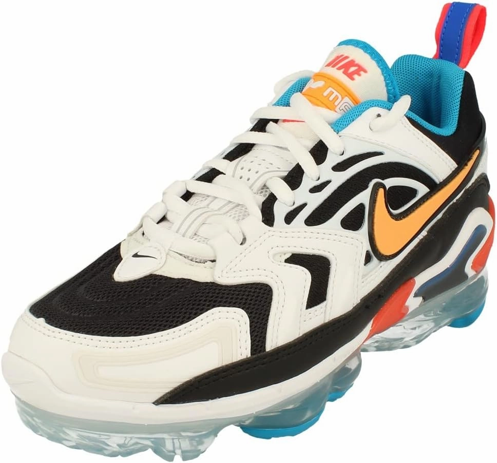 Nike Womens Air Vapormax EVO Running Trainers DC9992 Sneakers Shoes (UK 4 US 6.5 EU 37.5, Black Bright Citrus White 002)